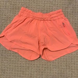 Lululemon hotty hot low rise shorts, size 4